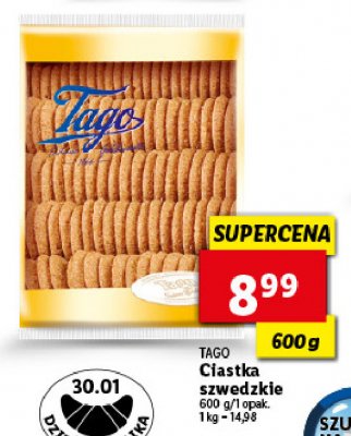 Ciasteczka szwedzkie Tago promocja