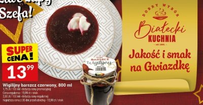 Wigilijny barszcz czerwony, 800 ml promocja w Twój Market