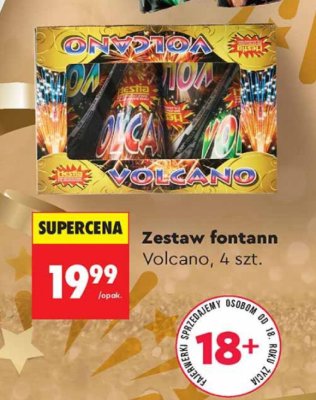 Zestaw fontann Volcano, 4 szt. promocja w Biedronka