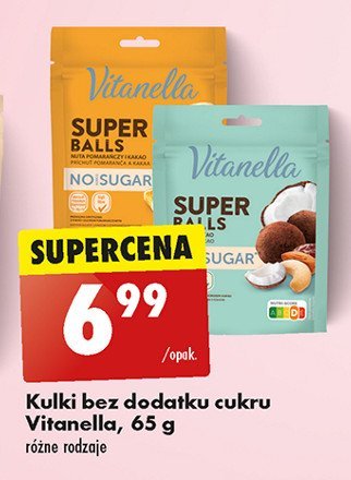 Kulki bez cukru kokos Vitanella promocja