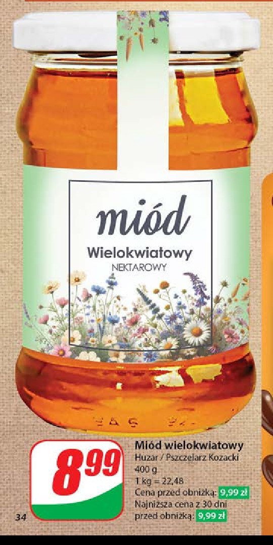Mi贸d wielokwiatowy Pszczelarz kozacki promocja