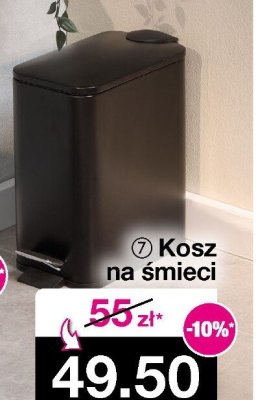 Kosz na śmieci, pojemność 5 litrów promocja w Woolworth