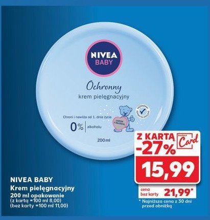 Krem pielęgnacyjny Nivea baby ochronny promocja