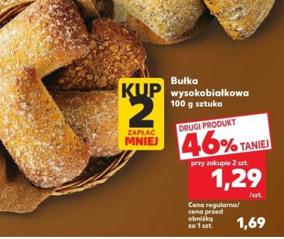 Bułka wysokobiałkowa promocja w Kaufland