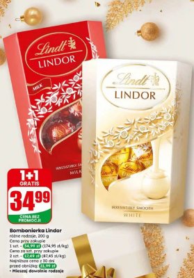 Bombonierka Lindor White promocja w Dino