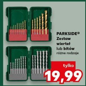 Wiertła do stali hss Parkside promocja w Kaufland