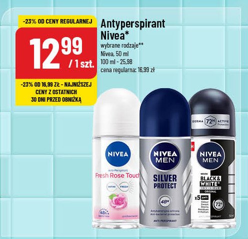 Dezodorant Nivea fresh rose touch promocja