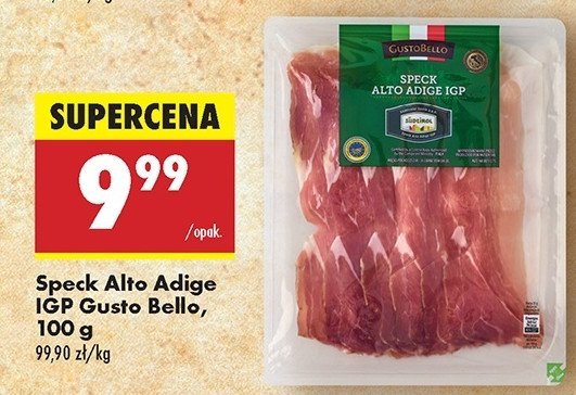 Szynka speck alto adige igp Gustobello promocja