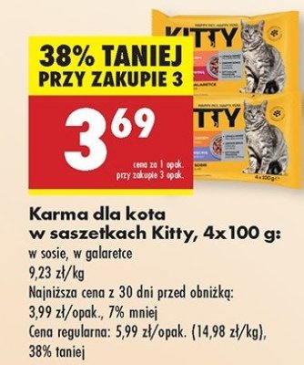 Karma dla kota w sosie Kitty promocja