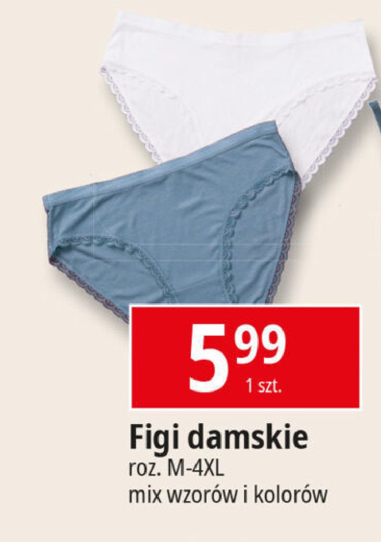 Figi damskie roz. m-4xl promocja