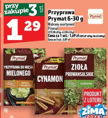 Przyprawa Prymat 6-30 g promocja w TOPAZ