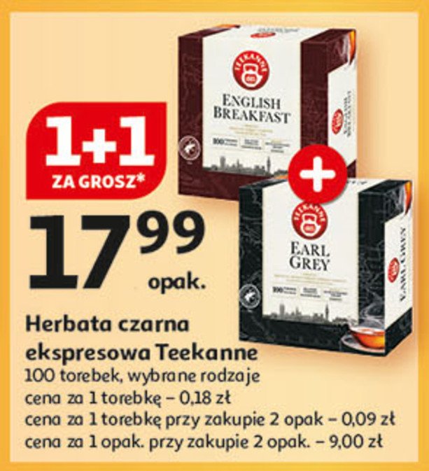 Herbata Teekanne earl grey promocja