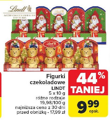 Misie czekoladowe Lindt bears promocja w Carrefour Market