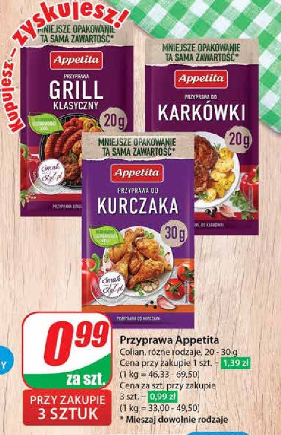 Przyprawa do grilla klasyczna Appetita promocja
