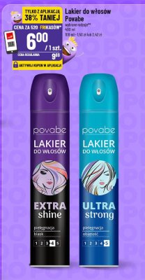 Lakier do włosów Povabe promocja w POLOmarket