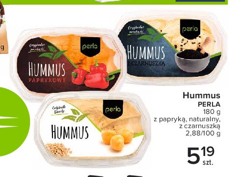 Hummus z papryką Perla promocja