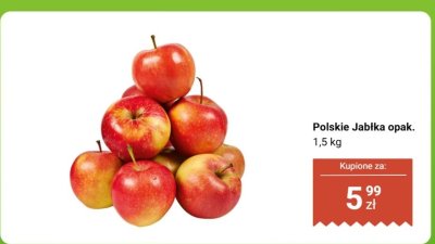 Polskie Jabłka opak. 1,5 kg promocja w Biedronka