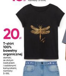 T-shirt damski bawełna organiczna s-xxl promocja