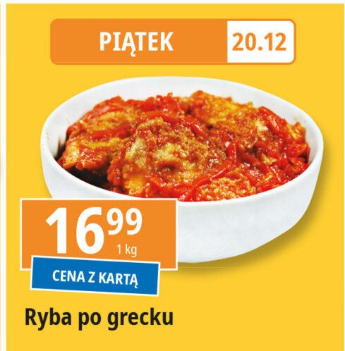 Ryba po grecku promocja w Leclerc