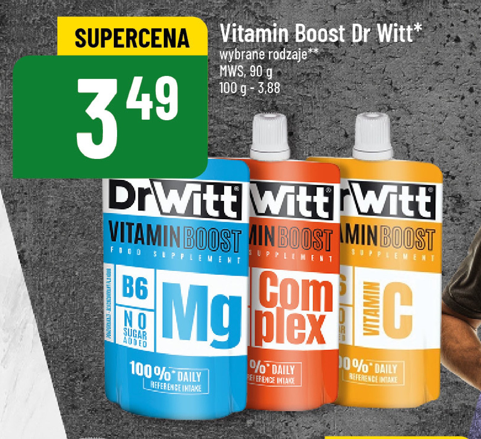 Żel energetyczny complex Dr witt vitamin boost promocja