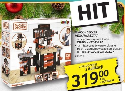 Black + Decker śmoby warsztat Mega Center promocja w Selgros