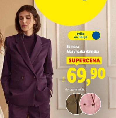 Marynarka damska promocja w Lidl