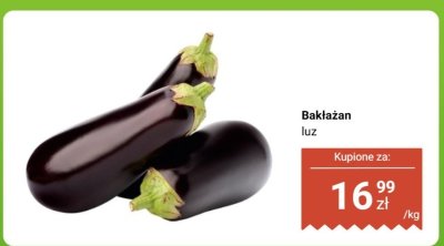 Bakłażan luz promocja w Biedronka