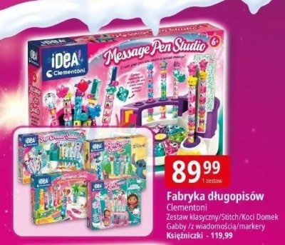 Fabryka długopisów Clementoni promocja w Leclerc