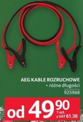 AEG kable rozruchowe promocja w Selgros