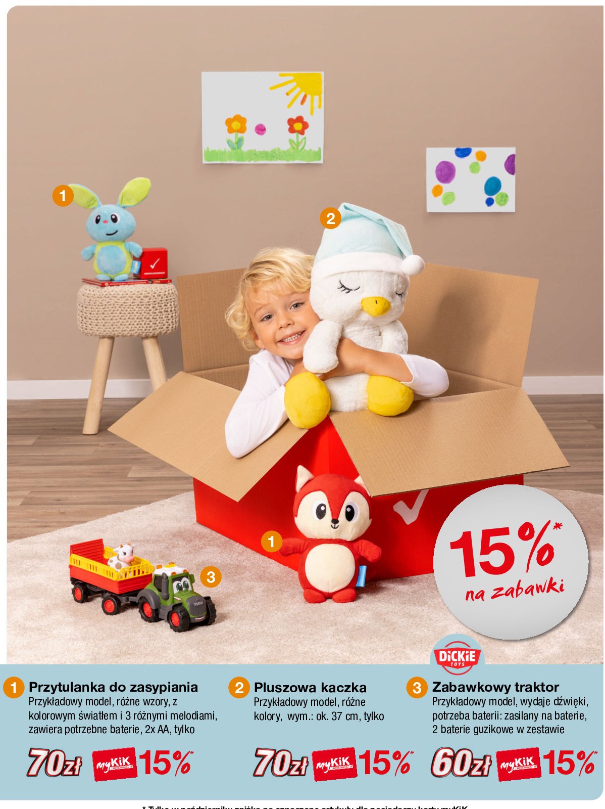 Kaczka pluszowa 37 cm promocja