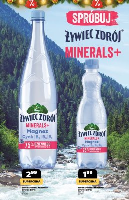 Woda źródlana Minerals+ Żywiec Zdrój promocja w Netto
