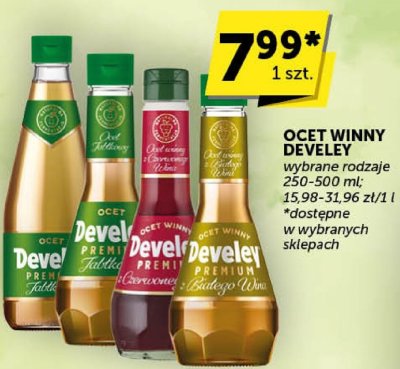Ocet winny Develey - Jabłkowy promocja w Groszek