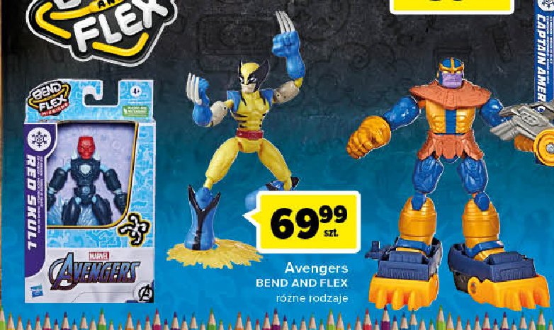 Figurka avengers iron man bend and flex Hasbro promocja