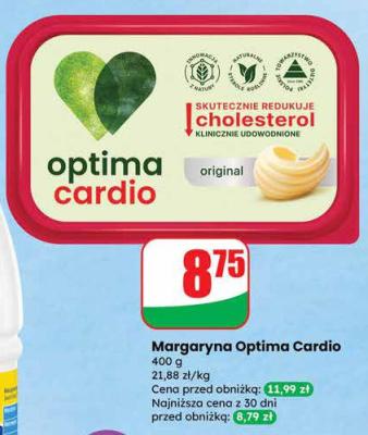 Margaryna Optima Cardio promocja w Dino