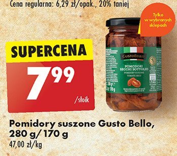 Pomidory suszone Gustobello promocja