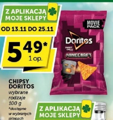 Chipsy Doritos wybrane rodzaje 100 g promocja w ABC
