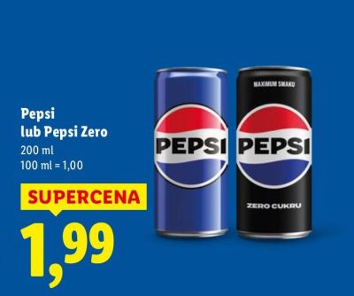 Pepsi lub Pepsi Zero promocja w Lidl