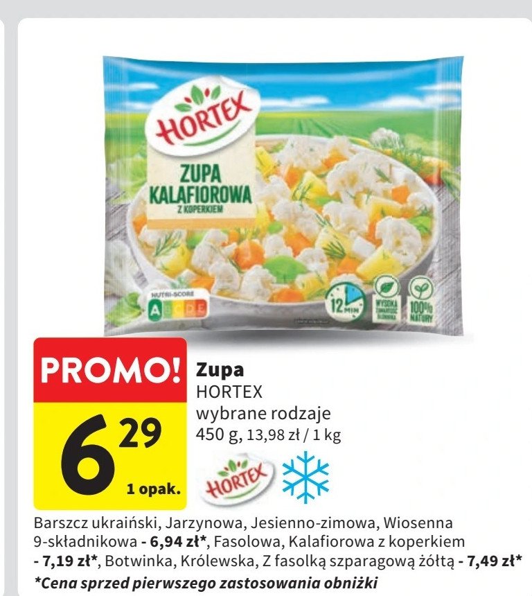 Zupa kalafiorowa z koperkiem Hortex promocja