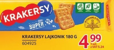 Krakersy Lajkonik 180g promocja w Selgros