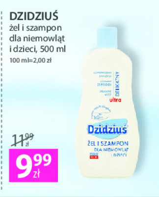 Żel i szampon ultra delikatny Dzidziuś promocja