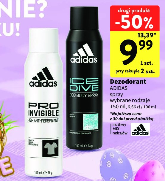 Dezodorant Adidas men ice dive Adidas cosmetics promocja