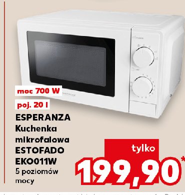 Kuchenka mikrofalowa eko011w Esperanza promocja