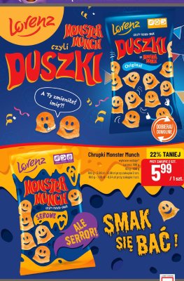 Chrupki Monster Munch, wybrane rodzaje promocja w POLOmarket