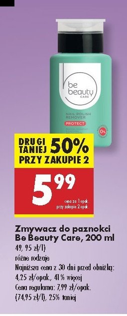 Zmywacz do paznokci protect Be beauty care promocja