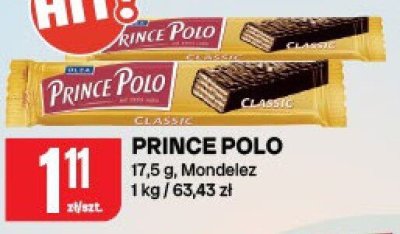 Wafel PRINCE POLO promocja w Chorten