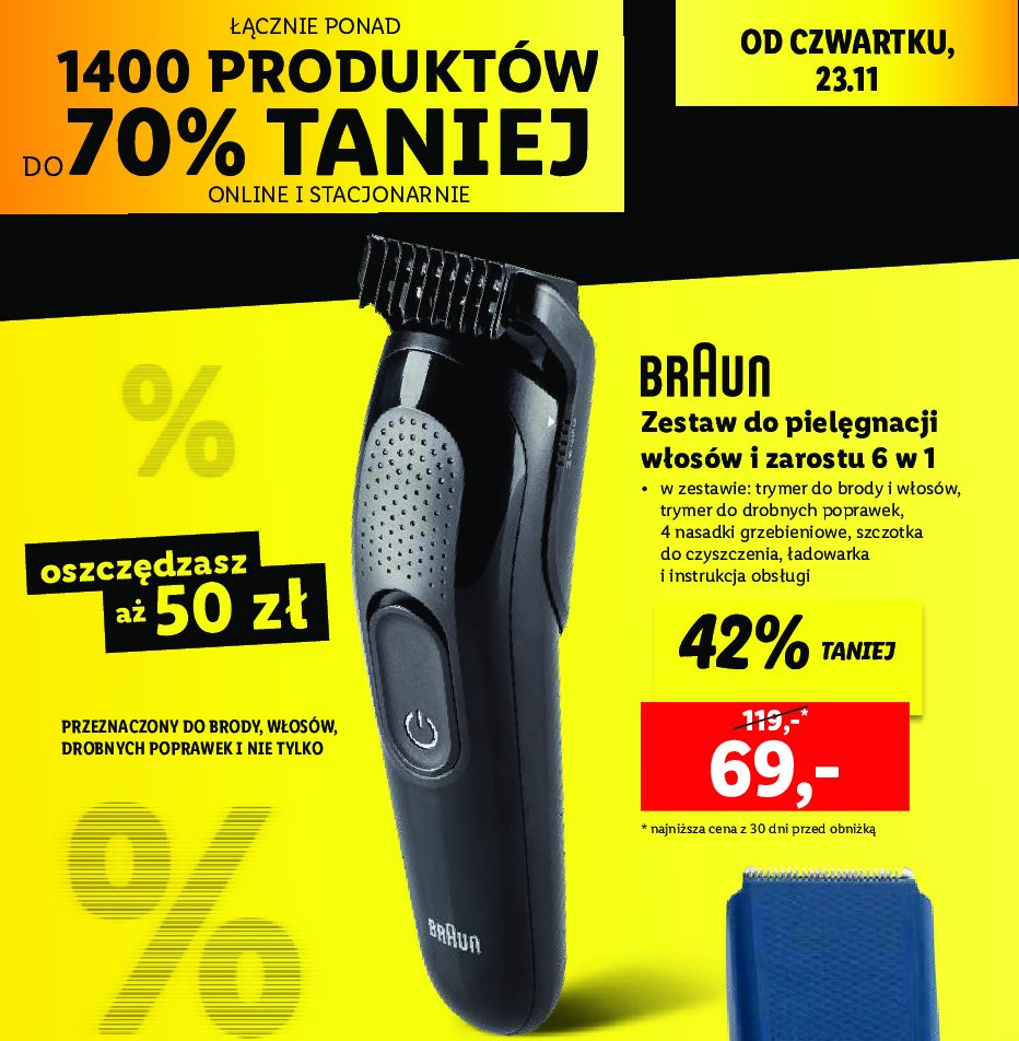 Golarka s3 3050 Braun promocja