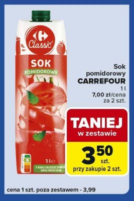 Sok pomidorowy CARREFOUR promocja w Carrefour Express
