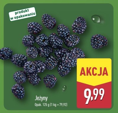 Jeżyny 125 g promocja w Aldi
