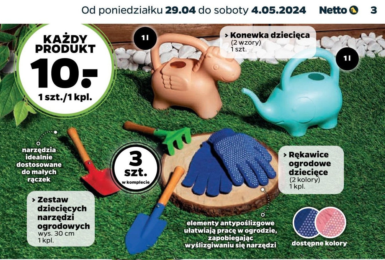 Narz臋dzia ogrodowe dla dzieci promocja