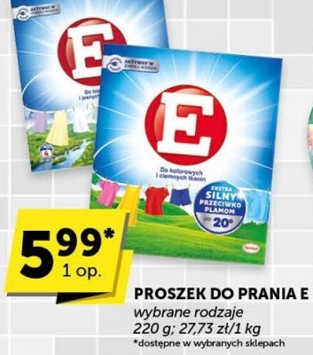 Proszek do prania E promocja w Groszek